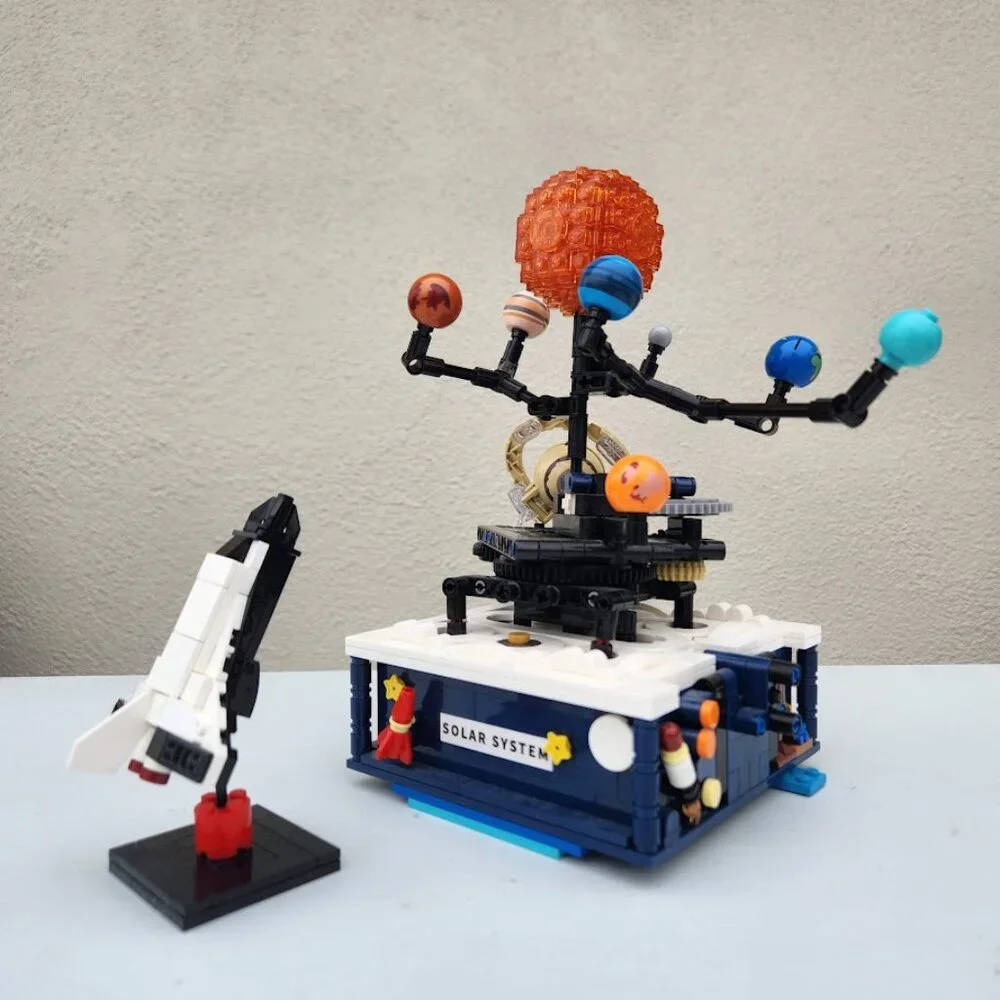 Solar System Building Kit Space Exploration Lego Compatible Rocket Astronomy Edu